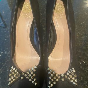 Vince Camuto spiked suade heels